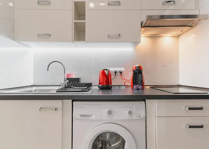 公寓 Luxury Quasar Sea View In Olimpia *